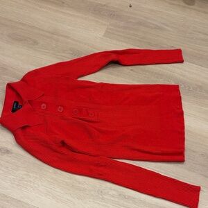 J crew silk blend button up collared sweater